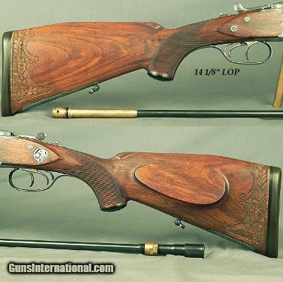 J. P. SAUER & SOHN 16 x 16 x 7 x 57R- 1963- FACTORY FULL LENGTH 22 SAV. HI-POWER INSERT Bbl.- FACTORY CLAW MOUNTS w/ RAIL 8 x 56 SCHMIDT & BENDER - Image 3 of 5