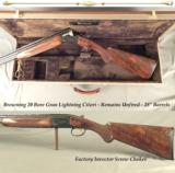 BROWNING 20 GRAN LIGHTNING THAT REMAINS UNFIRED- 28" V R Bbls.- VERY NICE UPGRADED FACTORY OIL FINISHED WOOD- 1992- INVECTOR CHOKES - 1 of 4