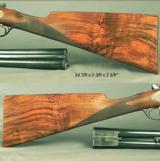 ARRIETA 16 BORE SIDELOCK- FACTORY 2 Bbl. SET- MOD 871 ROUND ACTION- 2003- BOTH Bbls. 27" CHOPPER LUMP- STRAIGHT STOCK at 14 7/8"- OVERALL 94 - 3 of 5