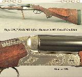 HEYM 500 3" N. E. MOD 88B SAFARI- 24" EJECT Bbls.- BOLSTERED FRAME- OVERALL a 98% GUN- 1989- BORES ARE NEW- 45% FACTORY ENGRAVING - 1 of 4