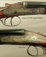 WATSON BROS. 28 BORE ROUND BODY SIDELOCK EJECT- FINISHED 2007- REMAINS in 97-98% ORIG. COND.- 29" CHOPPER LUMP Bbls.- 16 5/8" LOP- NICE WOOD - 2 of 5