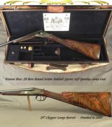 WATSON BROS. 28 BORE ROUND BODY SIDELOCK EJECT- FINISHED 2007- REMAINS in 97-98% ORIG. COND.- 29" CHOPPER LUMP Bbls.- 16 5/8" LOP- NICE WOOD - 1 of 5