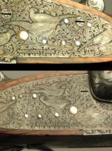 W & C SCOTT "IMPERIAL PREMIER"- SCOTT'S HIGHEST GRADE EVER OFFERED- EXTENSIVE ENGRAVING- 32" EJECT V R Bbls.- BUILT as a PIGEON GUN - 6 of 9