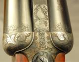 W & C SCOTT "IMPERIAL PREMIER"- SCOTT'S HIGHEST GRADE EVER OFFERED- EXTENSIVE ENGRAVING- 32" EJECT V R Bbls.- BUILT as a PIGEON GUN - 8 of 9