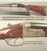 HEYM 1929 DOUBLE RIFLE DRILLING- ORIG. 2 Bbl. SET- 9.3x62 x 9.3x62 x 16
&
16 x 16 x 9.3x62- BEST QUALITY SUHL MADE- ALL BEST FEATURES- 9.3's RIM - 1 of 5