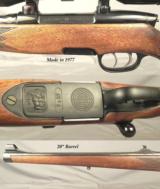 STEYR MANNLICHER M CARBINE in 7 x 57- ABSOLUTELY APPEARS UNFIRED- DOUBLE SET TRIGGERS- FULL LENGTH STOCK- MADE 1977- ZEISS 4x32 - 2 of 3