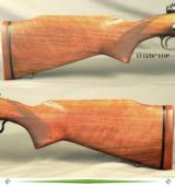 WINCHESTER 338 WIN. MAG. MOD. 70 PRE-64- MADE in 1959- VERY NICE & ORIG.- HUNTED but HONEST- 90% OVERALL BLUE- WOOD FINISH at 90% - 3 of 3