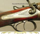 MacNAUGHTON 12 NITRO PROVED HAMMER TOPLEVER GAME GUN- 28" DAMASCUS NP to 2 3/4"- VERY STOUT WOOD FORE & AFT- 6 Lbs. 8 Oz.- WALLS .029"- - 4 of 4