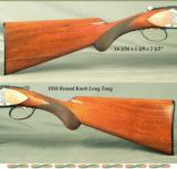 BROWNING BELGIUM 20- 1958- ROUND KNOB LONG TANG- 28" V R Bbls.- CHOKES OPENED to SKT & SKT- SOLID HUNTING PIECE - OVERALL a 92% PIECE- BORES as N - 3 of 3