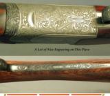 MARIO BESCHI- 20 ENGRAVED by the MASTER ITALIAN ENGRAVER MANRICO TORCOLI- 1985- O/U BOXLOCK EJECT w/ 26" V R Bbls.- NICE WOOD- 5 Lbs.- 14 3/8&quo - 4 of 4