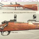 DALE GOENS- 30-06- ABOUT 1978- PRE-64 MOD 70- PURE CLASSIC STYLE with VERY NICE WORKMANSHIP- GOENS WRAP AROUND FLEUR-DE-LIS CHECKERING - 1 of 5