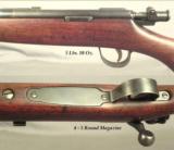 BSA 300 SHERWOOD- MADE in 1934- AVERY UNUSUAL REPEATER SPORTING RIFLE with SOLID BOTTOM METAL & a ONE PIECE STOCK- EXC BORE- TOTALLY ORIGINAL - 2 of 5