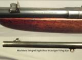 BSA 300 SHERWOOD- MADE in 1934- AVERY UNUSUAL REPEATER SPORTING RIFLE with SOLID BOTTOM METAL & a ONE PIECE STOCK- EXC BORE- TOTALLY ORIGINAL - 4 of 5