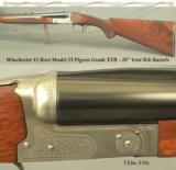 WINCHESTER 12 BORE MOD 23 PIGEON GRADE XTR- 28" V R Bbls.- SINGLE SELECTIVE TRIGGER- 3" CHAMBERS- OVERALL a 96%
GUN- ORIG. PIECE- 14 1/8&q - 1 of 3