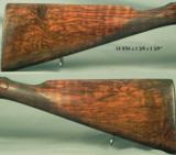 LEBEAU COURALLY 12- 1932 SIDELOCK EJECT- 30" WHITWORTH CHOPPER LUMP Bbls.- TOTALLY ORIG. AFTER 89 YEARS- VERY NICE WOOD- BUILT as a PIGEON GUN - 2 of 4