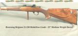 BROWNING BELGIUM 22-250 MEDALLION GRADE- ALMOST APPEARS UNFIRED- OVERALL 98% COND.- MADE in 1968- NO SALT- SAKO ACTION- NICE WOOD- 22" Bbl. - 1 of 5