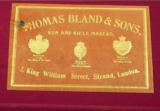 THOMAS BLAND 450 #2 N. E.- 90% ORIG. COND.- VERY STOUT RIFLE BOTH METAL & WOOD- EXC. PLUS BORES- 90% ORIG. CASE COLORS- ORIG. LEATHER CASE- NICE STUFF - 8 of 9