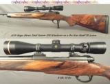 AL & ROGER BIESEN- 270 WIN.- A FULL & COMPLETE PRE-WAR MOD 70 CLASSIC CUSTOM- PURE BIESEN CLASSIC STOCK- WRAP AROUND FLEUR-DE-LIS CHECKERING- NICE - 1 of 5