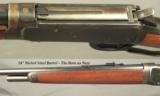 WINCHESTER MODEL 55 TAKEDOWN 30 W.C.F. (30/30) - ORIGINAL PIECE with a BORE as NEW - MADE in 1928 - 24" NICKEL STEEL BARREL - HONEST PIECE - 3 of 4