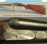 FRANCOTTE 12 BORE- 32" Bbls.- 1925- VERY STRONG COND.- 90% ORIG. CASE COLORS- MOD. 14- 8 Lbs. 1 Oz.- EXC. PLUS BORES - TIGHT as NEW- LOT of LIFE
- 1 of 6