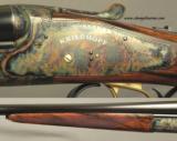 KRIEGHOFF 28 SIDELOCK MOD ESSENCIA- SMALL 28 BORE FRAME- 30" Bbls.- DOUBLE TRIGGERS- ORIG. & 99% OVERALL COND- EXC. WOOD- ENGLISH STOCK- CASED - 5 of 6