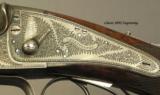 ALEXANDER HENRY- 450 3 1/4" BPE- 1892 CLASSIC HAMMERLESS COCKING UNDERLEVER SIDELOCK EXPRESS- EXC. PLUS BORES & CHAMBERS- 70% ORIG. CASE COLORS - 3 of 10