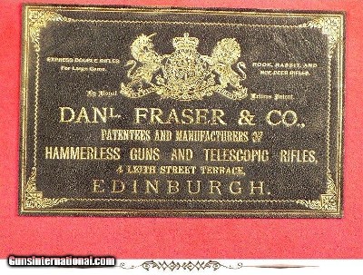 DAN'L FRASER 500/450 #1 BPE- 96% COND. & ORIG. METAL & WOOD- MUSEUM QUALITY & MUSEUM CONDITION- BORES &CHAMBERS are PERFECT- ORIG. O&L CASE- GR - Image 12 of 12
