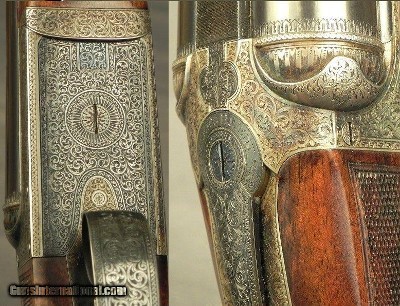 DAN'L FRASER 500/450 #1 BPE- 96% COND. & ORIG. METAL & WOOD- MUSEUM QUALITY & MUSEUM CONDITION- BORES &CHAMBERS are PERFECT- ORIG. O&L CASE- GR - Image 4 of 12
