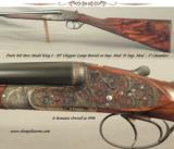 PIOTTI 410 BORE MOD KING I- AS NEW & OVERALL 99%- EXC. WOOD- 28" CHOPPER LUMP Bbls.- 1979 - EXC. ENGRAVING- 100% CASE COLORS- STRAIGHT STOCK- NIC - 1 of 8
