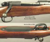 WINCHESTER 375 H&H MOD. 70 PRE-64- REMAINS ALMOST as NEW & ALL ORIGINAL- 1953- 98% OVERALL BLUE- WOOD FINISH at 96%- BORE is NEW- CORRECT & HONEST - 2 of 4
