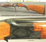 BROWNING BELGIUM 20- 1965- ROUND KNOB LONG TANG- 26 1/2" IMP. CYL. & MOD. V R Bbls.- SOLID HUNTING PIECE- OVERALL a 95% PIECE- BORES as NEW- IT W - 1 of 4