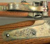 SHARPS- SHILOH MOD 1874- BIG TIMBER, MONT.- 40-70 2 1/2- HEAVY 26" OCTAGON MATTE Bbl.- KEN HURST 50% COVERAGE of SUPER ENGRAVING- OVERALL 99%- EX - 6 of 8