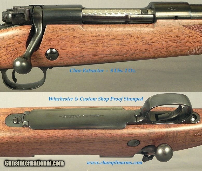 Winchester Mod 70 7mm Rem Mag Custom Shop Super Grade 100 Nib
