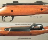 REMINGTON 375 H&H LEFT HAND CUSTOM SHOP MOD 700 SAFARI GRADE- 1985- SCHMIDT & BENDER 1.5 x 6- QUICK DETACH PIVOT MOUNTS- STEEL FLOORPLATE- 14" LO - 2 of 5