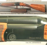 PERAZZI 16 & 12- 2 Bbl. SET MODEL MX16- 1997 as a 16 and in 2002 the 12 Bbls. ADDED & ARE FACTORY NUMBERED to the GUN- OVERALL 96%- 29 1/2" & 26 - 1 of 5