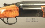 PERAZZI 16 & 12- 2 Bbl. SET MODEL MX16- 1997 as a 16 and in 2002 the 12 Bbls. ADDED & ARE FACTORY NUMBERED to the GUN- OVERALL 96%- 29 1/2" & 26 - 2 of 5