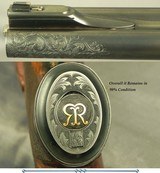 RIGBY 470 N. E. LONDON SIDELOCK EJECTOR- LONDON PROOF 1998- 90% COVERAGE of FLORAL & 3 AFRICAN GAME ANIMALS- EXC. WOOD- OVERALL REMAINS at 98%- CASED - 8 of 8