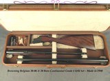BROWNING BELGIUM 30-06 & 20 CONTINENTAL GRADE I O/U SET- REMAINS NEW & UNFIRED- ONE OWNER GUN- VERY NICE CLARO WALNUT- SUPERLIGHT STYLE- OVERALL 99.5% - 1 of 6