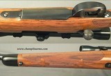 BIESEN 7x57- FULL & COMPLETE CUSTOM- MAUSER ACTION- PURE BIESEN CLASSIC STOCK- BIESEN WRAP AROUND FLEUR-DE-LIS- 1962- NICE WOOD- 14" LOP- CANJAR - 4 of 5