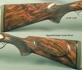 CHAPUIS 375 FLANGED MAG. N. E.- MOD. AGEX JUNGLE GRADE– EXC. WOOD– SIDEPLATES WITH AFRICAN GAME SCENES- OVERALL COND. at 99.5%- CASED- 9 Lbs. 8 Oz. - 4 of 7