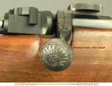 CASARTELLI 416 RIGBY- MAG MAUSER ACTION- SUPERB ENGRAVING by the ITALIAN MASTER Mr. MARIO TERZI- A FULL SIZE TOUGH BUILT RIFLE- 1986- CLAW MOUNTS-NICE - 8 of 8