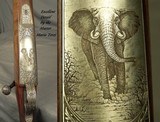 CASARTELLI 416 RIGBY- MAG MAUSER ACTION- SUPERB ENGRAVING by the ITALIAN MASTER Mr. MARIO TERZI- A FULL SIZE TOUGH BUILT RIFLE- 1986- CLAW MOUNTS-NICE - 3 of 8