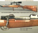 CASARTELLI 416 RIGBY- MAG MAUSER ACTION- SUPERB ENGRAVING by the ITALIAN MASTER Mr. MARIO TERZI- A FULL SIZE TOUGH BUILT RIFLE- 1986- CLAW MOUNTS-NICE - 1 of 8
