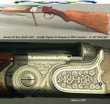 BERETTA 1954 ASEL 20- TOTALLY ORIG. & REMAINS in 98% COND.- 27 5/8" SOLID RIB Bbls.- 5 Lbs. 9 Oz.- LIKE BUYING it NEW in 1954- SNST- 95% ENGRAVED - 1 of 6