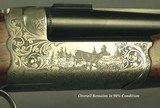 CHAPUIS 9.3 x 74R- MODEL RGEX- FACTORY QD PIVOT MOUNT BASES- 90% FLORAL ENGRAVING & GAME SCENE- OVERALL REMAINS in 98% COND.- 6 Lbs. 12 Oz.- 21 3/4&qu - 2 of 5