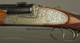 RENATO GAMBA 222 REM. SIDELOCK ITALIAN SINGLE SHOT BREAK OPEN STALKING RIFLE- 100% VERY NICE ENGRAVING- 1976- FACTORY CLAW MOUNTS- NICE WOOD - 4 of 7