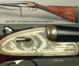 HOLLAND & HOLLAND 12 SIDELOCK BADMINTON- GOLDEN ERA of 1936- 28" CHOPPER LUMP Bbls.- WELL KEPT SOLID GAME GUN- CHILTON LOCKS- ORIG. CASE- 6Lbs-9o - 2 of 6