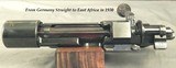 MAUSER COMMERCIAL ACTION- SINGLE SQUARE BRIDGE STANDARD LENGTH ACTION- MADE in 1930- TOTALLY ORIGINAL- STANDARD CARTRIDGE BOLT FACE- EXC. COND. - 4 of 5