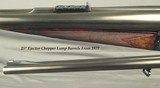 COGSWELL & HARRISON 470- SIDELOCK EJECTOR- THE BARRELS ARE as NEW & WERE MADE in 1977- 25" CHOPPER LUMP Bbls.- VERY NICE WOOD- 95% ENGRAVED - 7 of 8