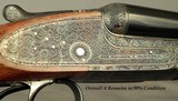 AYA 16 BAR ACTION SIDELOCK EJECTOR MODEL No. 2- MADE in 2011- 98% COVERAGE of SCROLL- DOUBLE TRIGGERS- 29" CHOPPER LUMP Bbls.- VERY NICE WOOD - 4 of 5